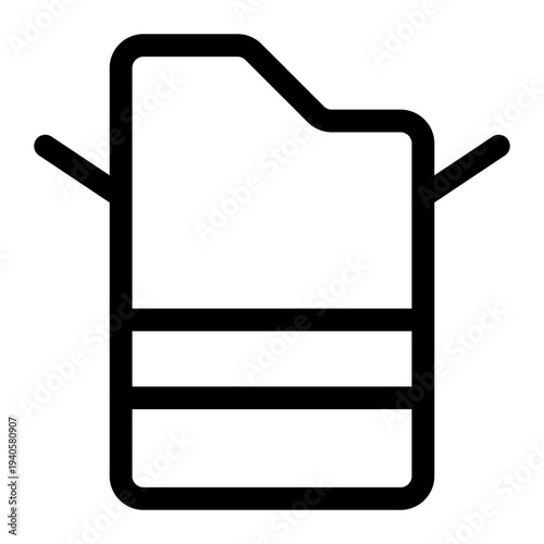 Agency Thin icon set