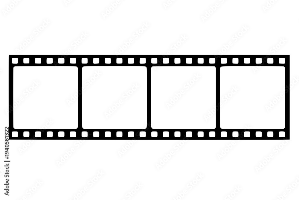 Fototapeta premium Simple Film Strip Design