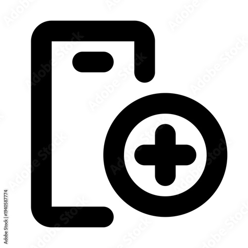Medical Alert Icon, Emergency Notification and Healthcare Alarm Illustration, 24x24 Pixel Perfect, Editable Stroke Vector for Medical UI Design.