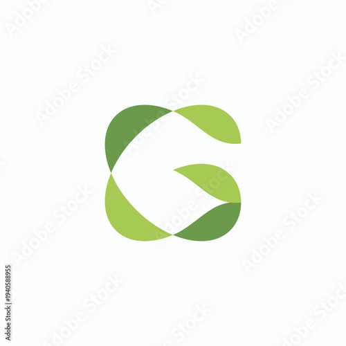 Green Leafy G Letter Logo Design for Nature and EcoFriendly Businesses.
