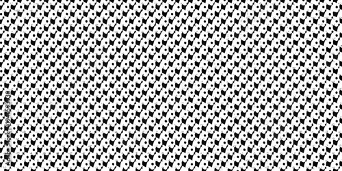 Close up of a textured black and white honeycomb or cellular pattern