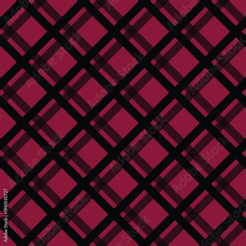  abstract greay , black and marun colour tartan diagonal chaqe plade pattern. Design element for prints, decor, textile, cloth
