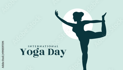 International yoga day ayurveda inspired wellness meditation health lifestyle spiritual balance vector illustration