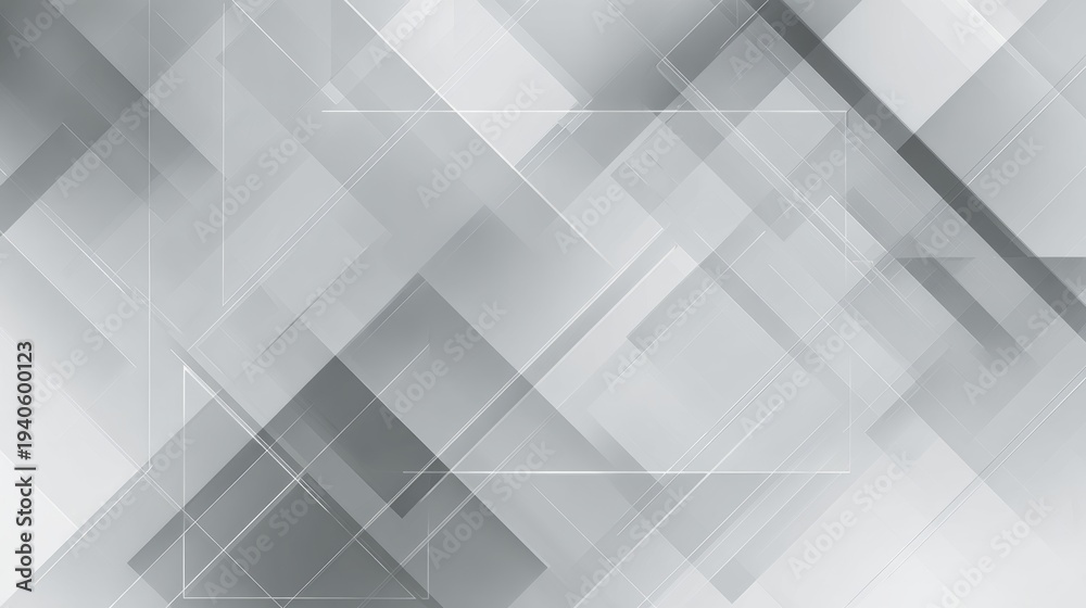 Fototapeta premium Abstract minimal geometric transparent design with decorative material background, modern pattern, subtle shapes, clean composition, ideal for graphic design, web layout, and creative projects