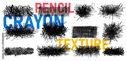 Pencil, crayon crosshatch scribbles with rough charcoal style. Hand drawn cross hatching, sketch scrawl, messy lines. Art or chaotic stripes for grunge, artistic texture poster print, creative design.