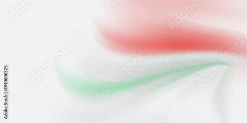 Photos Red and green smudge isolated on white background with soft blended edges