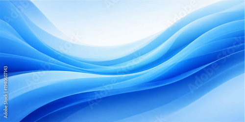 A futuristic blue wave design features dynamic flowing lines and an artistic light texture to create a professional abstract business wallpaper backdrop