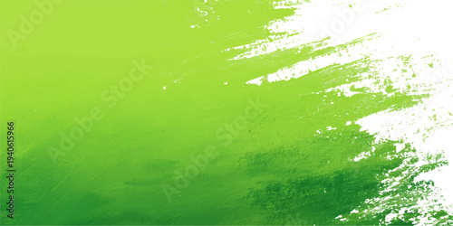 Green grunge textured abstract background with vintage and nature elements