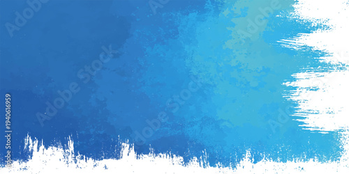 Blue Grunge Watercolor Texture Background