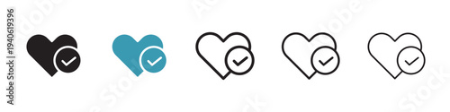 Good health icon in flat style. Basic vector symbol illustration