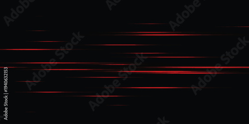 Red glowing horizontal lines moving quickly against a black background, representing speed and energy