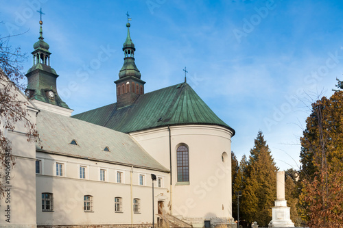 Poland, Łódź region,  Piotrków Trybunalski, Church of Our Lady of the Angels and  Bernardine Monastery