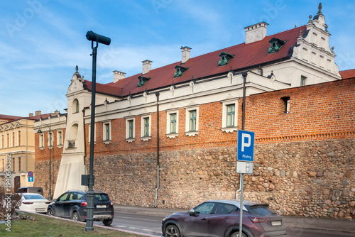 Poland,  Piotrków Trybunalski, Kosciuszki Square, Ancient City Walls