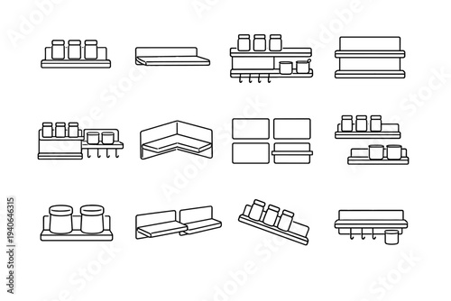 Module vector concept neat storage icon spice unit rack detachable customizable magnetic