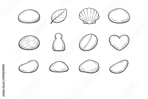 Object incised etching image lightly etched vector carved generation icon outline edge