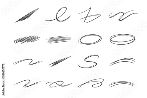 Manual generation line stroke sketch vector curve intentional simple icon image free