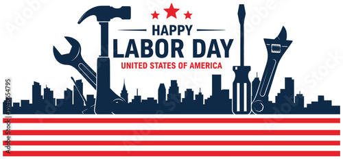 Happy labor day united states of america