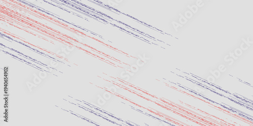 Abstract scratched grunge background with red and purple paint texture on white backdrop.