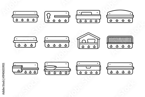 Form vector visual accessory key modern icon proportions refined exterior thoughtful holder
