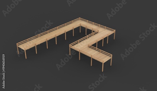 Foto wooden Jetty