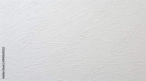 White plaster wall texture background, abstract rough surface with copy space, minimal neutral backdrop for design, modern grunge white wall pattern