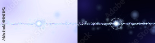 Dark blue and glow particle abstract background