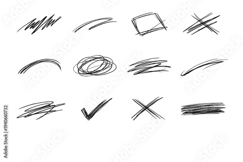 Rough stroke vector simple generation arc icon image pass line deliberate resolved