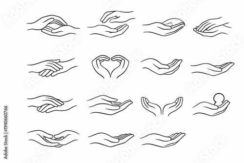 Mark outline arc icon soft serene image trace generation vector simple care