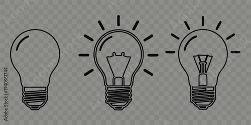 Light Bulb Ideas and Creativity.