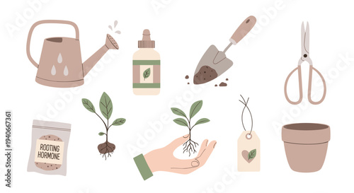 Gardening tools and supplies are essential for nurturing plants, growing seedlings, and maintaining a thriving home garden with care.