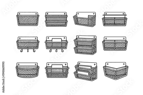 Pocket open wall access frame mail surface vector lightweight icon breathable structure