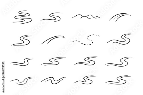 Icon arc simple generation image vector quiet passage trail loose drifting sketch