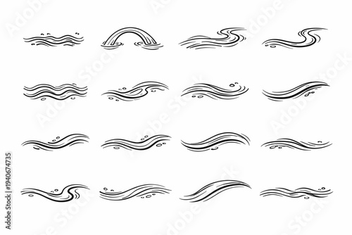 Thoughtful rhythm flow icon temporal generation simple steady vector sustained sweep image