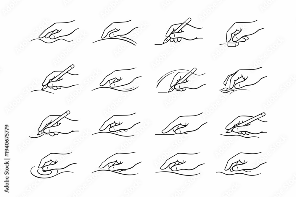Fototapeta premium Motion generation trace icon unhurried tender composed relaxed simple vector image slow