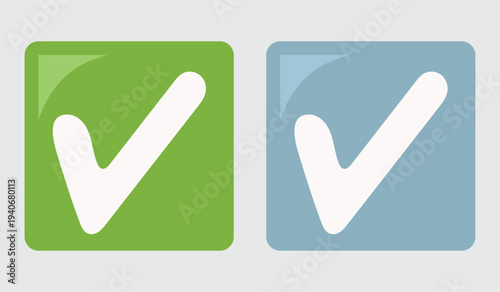 Check Mark Icon Green and Blue Checkmark Icons .
