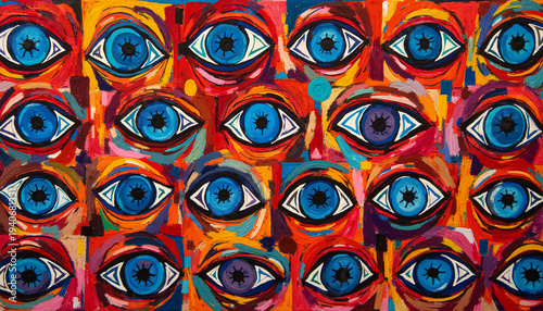 Gaze of the Painted Crowd