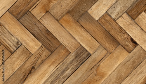 Rustic Herringbone Wood Texture Background with Natural Grain Patterns.