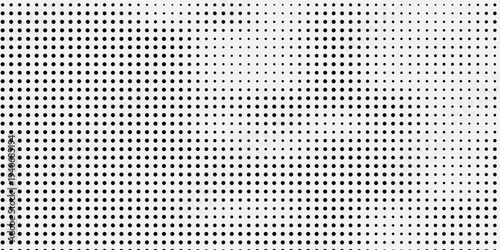 Dotted grid seamless pattern for bullet journal. Black point texture. Black dot grid for notebook paper. Vector illustration