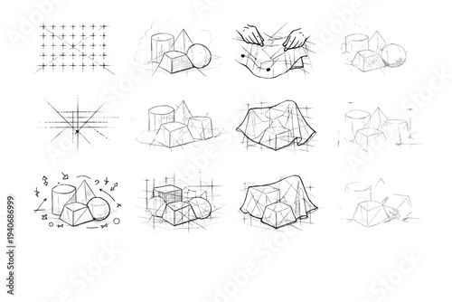 Shroud calm scaffold simple generation icon guide vector image mist airy light