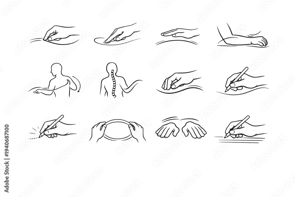 Fototapeta premium Image sweep rhythm vector smooth trail line steady generation hand arc icon