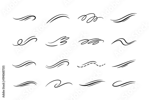 Image sweepcurrent tender icon playful mellow casual tide move simple generation vector