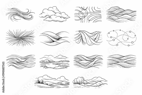 Vector gradientway fiber soft icon generation calm simple environmentway ambient porous image