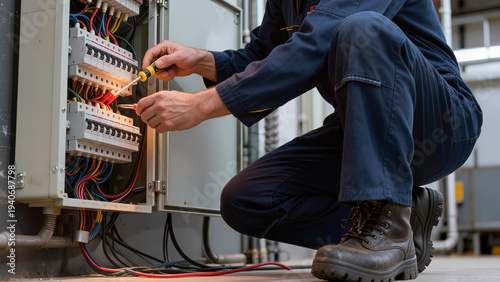 electrician at work
