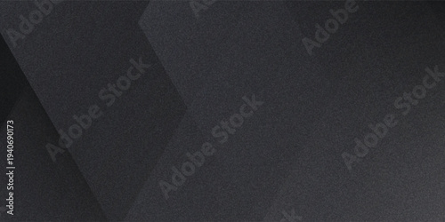 Black background with abstract 3d shape. Minimal concept design. Vector illustration