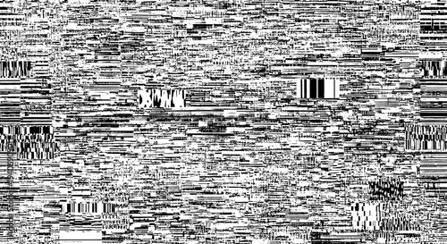 Fotografija Abstract digital noise, TV static, glitch effect background in black and white
