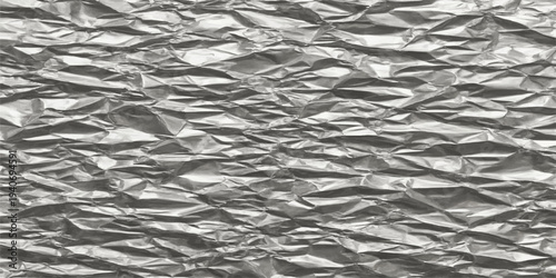 crumpled aluminum foil