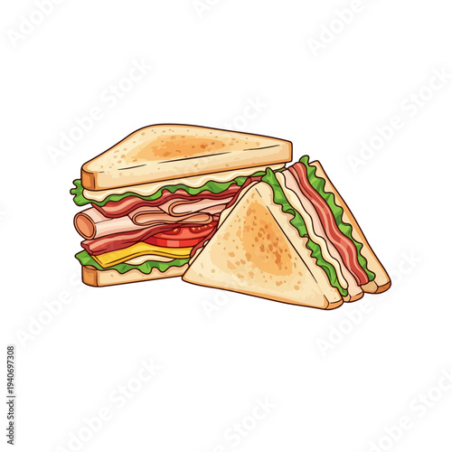 Classic American Club Sandwich