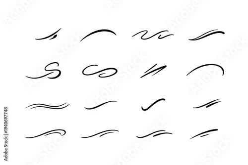 Smooth playful elegant mark icon effortless icons vector easy pass inkflow curve