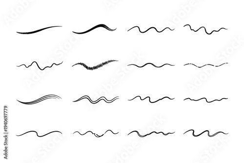 Way irregular trail motion organic friction generation stroke icon vector image path