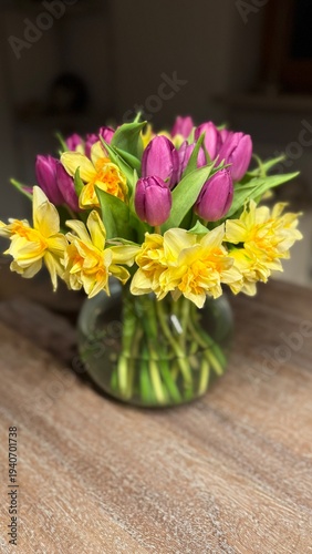 Quadro su tela bouquet of tulips